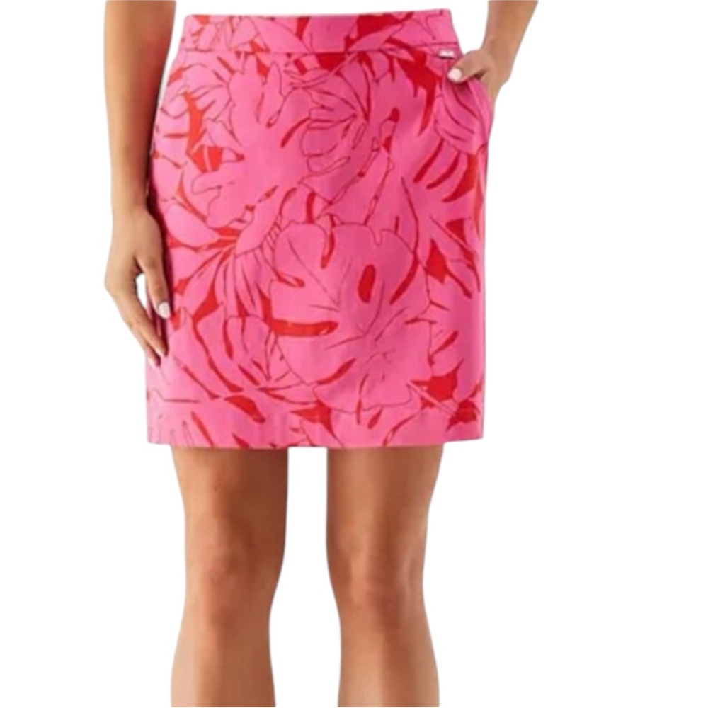 RAFAELLA Pink Floral Print Women's Skirt Size Small — Golf / Pickleball / Tennis